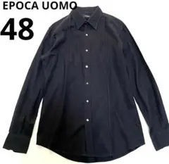 エポカウォモ 長袖シャツ ブラウス ブラック サイズ48