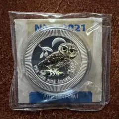 レア☆2021年 ニウエ $2 アテネ フクロウ 1oz 純銀 銀貨  レア☆2021年 ニウエ $2 アテネ フクロウ 1oz 純銀 銀貨 コイン - メルカリ