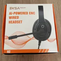 EKSA Telecom H2 有線ヘッドセット 本体のサムネイル