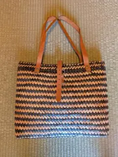 オーガニック　カゴバッグ　(バナナの葉)