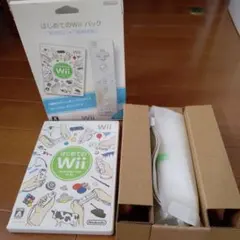 wiiリモコン(ジャンク品)と9種類のゲームが入ったソフトのパック