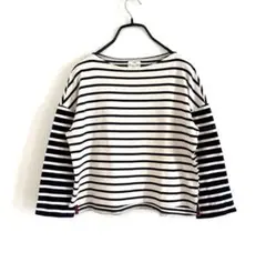 23区　マルチボーダーバスクシャツ　38 美品 日本