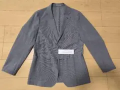 【最終セール・新品未使用】プレミアム ジャケット　グレー　チェック　M アオキ