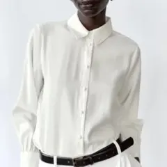ZARA ブラウス シャツ アイボリー S