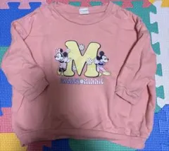 ミッキー ミニー トレーナー 90サイズ ピンク