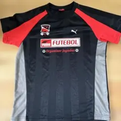 PUMA Tシャツ 黒/赤