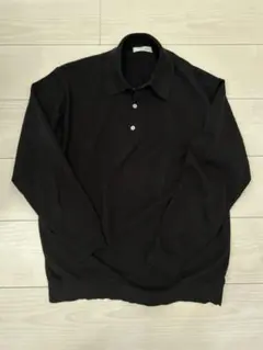 UNITED ARROWS ユナイテッドアローズ ポロシャツ 長袖 黒のサムネイル