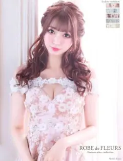 ラメ刺繍レース×フレアミニドレス (fm1839）