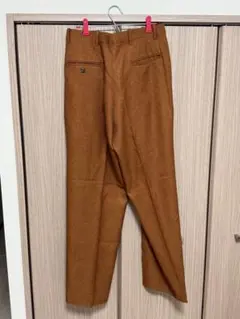 古着　ブラウン スラックス バックポケット付き