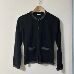 Cacharel ブラック カーディガン 美品のサムネイル