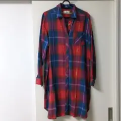 TITICACA チェック柄 シャツワンピース Mサイズ