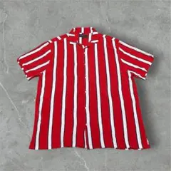 old uniqlo archive red border 半袖 y2k - メルカリ
