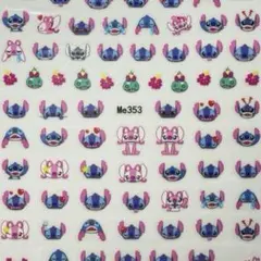 ネイルシール スティッチ エンジェル ディズニー キャラクター