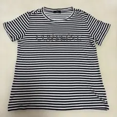 ESPRIT 38 반소매 티셔츠 테두리 COSLINE 흑백 レーヨン混