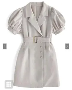 GRL ベルト付きジャケット風ミニワンピース [k9121c]