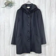 ♡美品 ミアカーナ/MIACARNA チェスターコート カシミア100% 黒