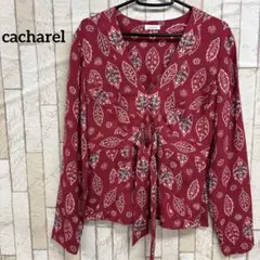 cacharel キャシャレル シルク100% 総柄ブラウスのサムネイル