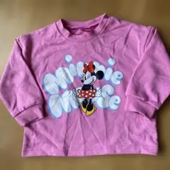 Disney ミニーマウス トレーナー 95サイズ ピンク