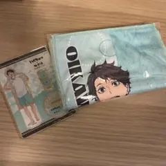 ハイキュー 極楽湯 及川徹 アクリルスタンド マフラータオルセット