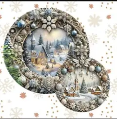 【感謝祭】まとめ買いで超お得300円！クリスマスウェルカムボード2枚セット