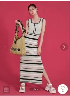 LILY BROWN×MARY QUANT ニットワンピース、カーディガン