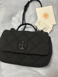 Tory Burch ブラック キルティング ショルダーバッグ 新品