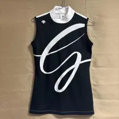 送料無料！DESCENTE レディース ゴルフ ノースリーブシャツのサムネイル