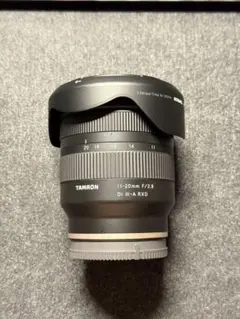 【８/31迄出品】TAMRON11-20mm F2.8 ＋ 可変NDフィルター Amazon.co.jp: タムロン 11-20mm F2.8 Di III-A RXD ソニーE