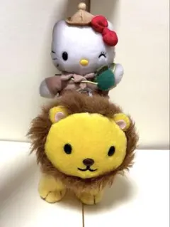 【レア】ハローキティ 動物園バージョン ぬいぐるみ　ライオン 入手困難　限定商品