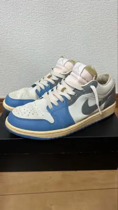 【箱付】 Nike エアジョーダン1 ローカット26.5 US8.5 白 エアジョーダン 1 ローカット 26 5 白 ホワイト NIKE AIR JORDAN