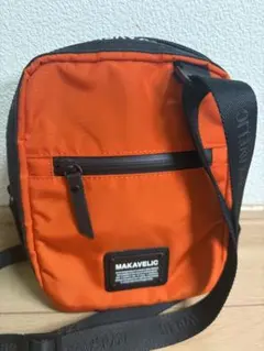 MAKAVELIC ショルダーバッグ オレンジ ブラック