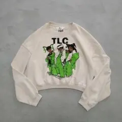 H&M×TLC エイチアンドエム グラフィックトレーナー ショート丈