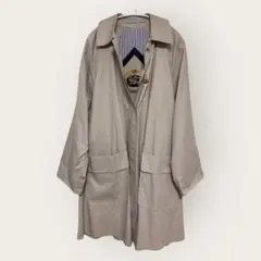 バーバリーズ　金ボタン　ステンカラーコート ビッグロゴ　Burberrys