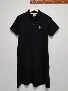 チャムス 美品 ワンピース 鹿の子 ショールポロ M