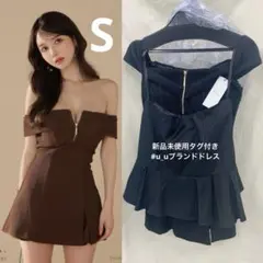 Sブラック4217ローブドフルールキャバドレスAngelR Sugar系