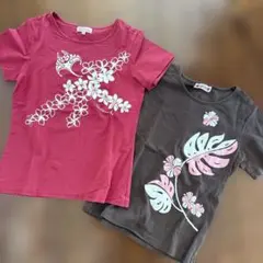 フラダンス　ハワイアン　tシャツ　２枚セット　バラ売り可能