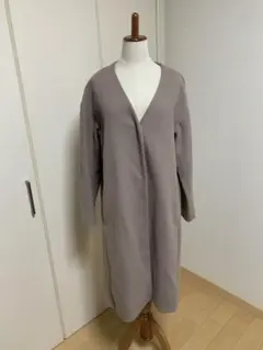 【BAYFLOW 】ウーリーテック オーバー Vネック コート M クレージュ