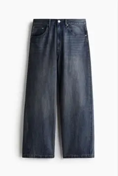円堂守H&M SUPER BAGGY デニムパンツ ブラック 31/30 - メルカリ