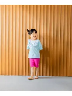 ローリーズファーム　リブサイクルパンツ　ショートパンツ　ピンク　5（150cm）