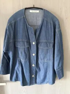MELROSE 七分袖　薄手ダンガリージャケットのサムネイル