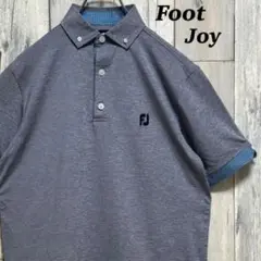 フットジョイ　Foot Joy ポロシャツ　半袖　ボタンダウン　M