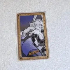 ヒロアカ 原画展 箔押しクリアカード ミルコ