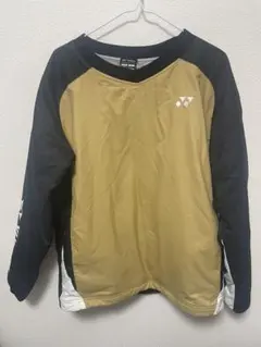 ヨネックス 長袖 ウォームアップウェア ゴールド/ブラック