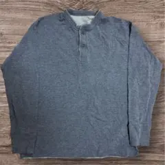 チ*−様 L.L.Bean エルエルビーン ヘンリーネック 長袖 Tシャツ アメ