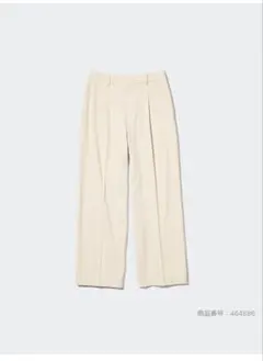 UNIQLO タックワイドパンツ ナチュラル Sサイズ