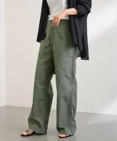 FRAMeWORK バックサテンベイカーパンツ