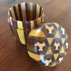 箱根寄木細工 棗 棗 香合 茶道具 小物入れ - メルカリ