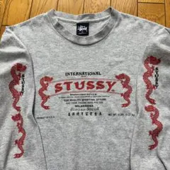 【黒タグ80s】ステューシー　両面ロゴ入　初代ドラゴンプリントTシャツ　M 黒タグ80s】ステューシー 両面ロゴ入 初代ドラゴンプリントTシャツ M