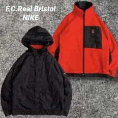 FCRB NIKE ナイロンジャケット　フリース　リバーシブル　コラボ　　00s