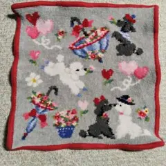 な*な様 FEILER 犬とハートのタオルハンカチ